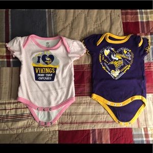 Vikings baby onesies 0/3